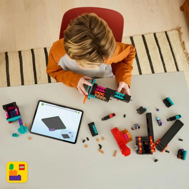 Set LEGO Minecraft Baza Plenitorilor și Distrugător