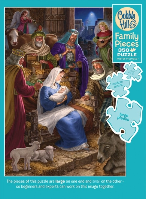 Puzzle de familie Noapte sfântă de la Cobble Hill 350 piese