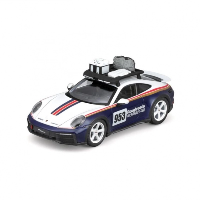 Model mașină Bburago Porsche 911 Dakar Blue