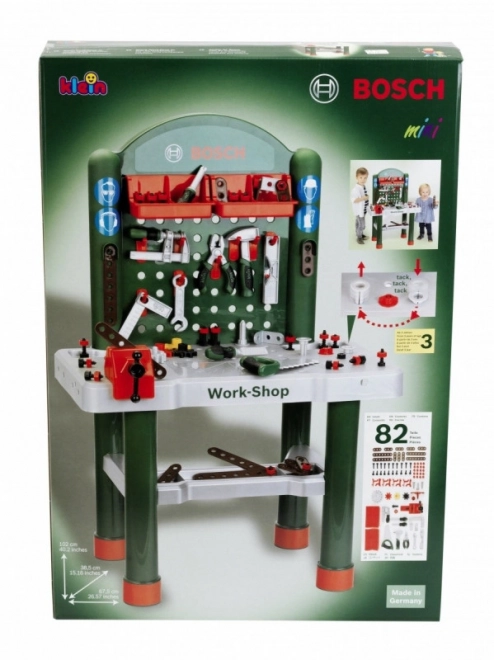 Atelier pentru copii Bosch cu 82 de piese