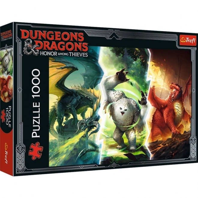 Puzzle Dungeons & Dragons: Monștri Legendari Faerun 1000 Piese