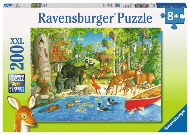 Puzzle XXL Prietenii Pădurii de la Ravensburger