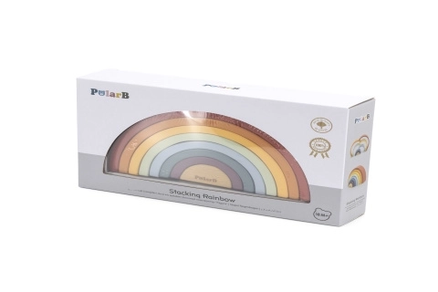 VIGA PolarB Puzzle Curcubeu Lemn Montessori
