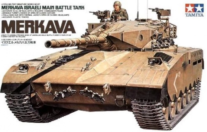 Tancul Merkava I MBT de asamblat