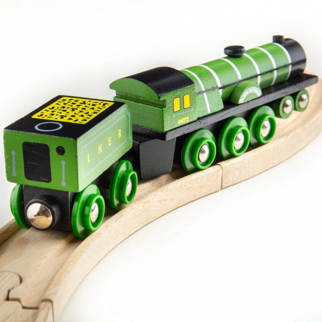 Locomotivă din lemn Flying Scotsman Bigjigs Rail