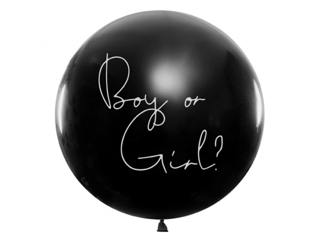 Balon gender reveal cu confetti roz