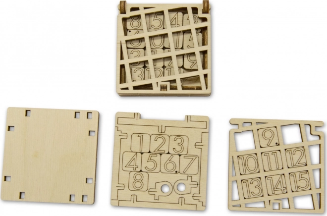 Puzzle 3D din lemn WOODEN CITY - joc mini tip 15