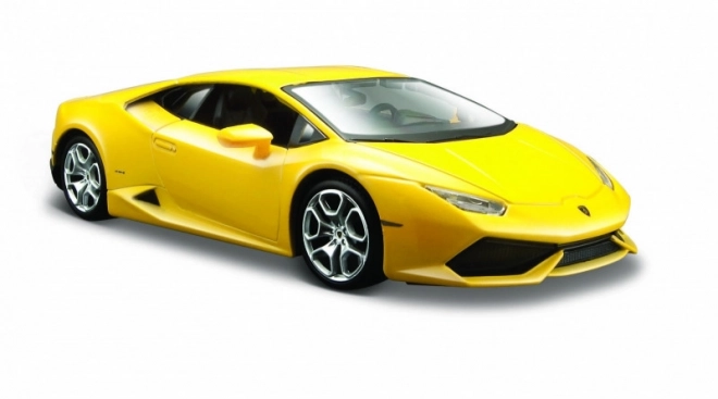 Model compozit Lamborghini Huracan coupe galben 1:24