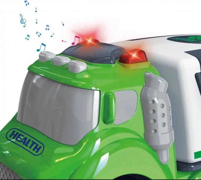 Woopie Camionul de Gunoi City Truck Efecte Sonore și Luminoase