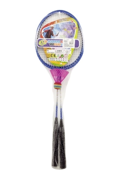 Set badminton cu 2 rachete și 1 minge