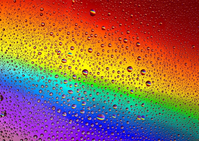 Puzzle Duhové Picături 1000 piese