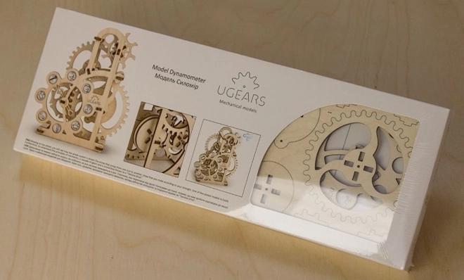 Puzzle mecanic din lemn 3D Dynamometr Ugears