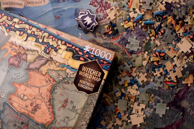 Puzzle The Witcher: regatele din nord 1000 piese