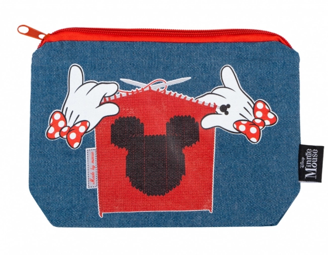 Etui din denim Minnie