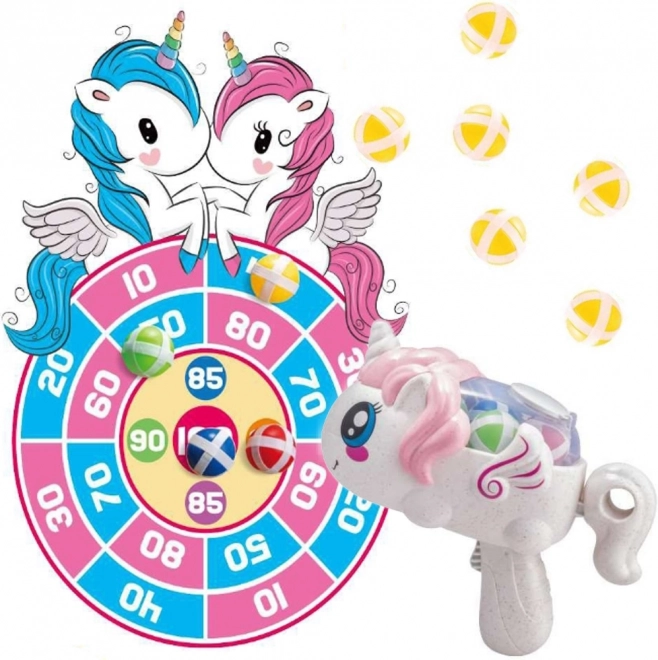 Woopie 2în1 Joc cu Darts pentru Copii Unicorn