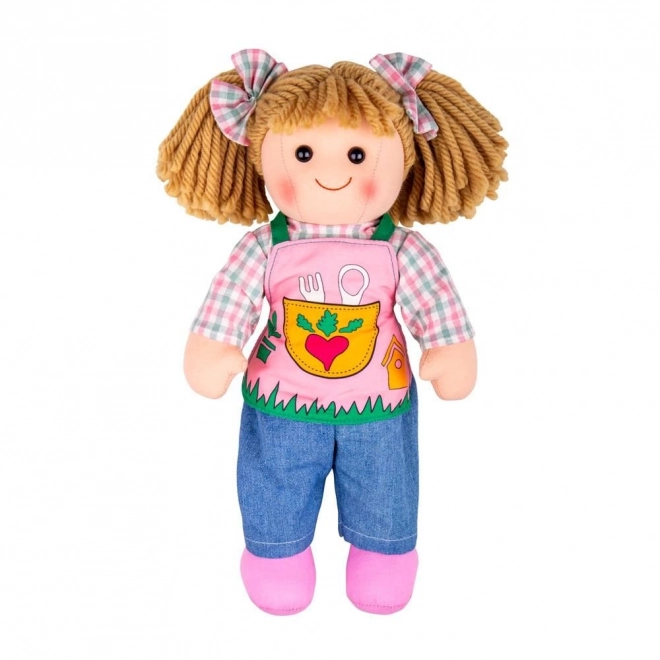 Păpușă textilă Elsie de la Bigjigs Toys 34cm