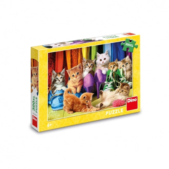 Puzzle Pisici Colorate 300 XL