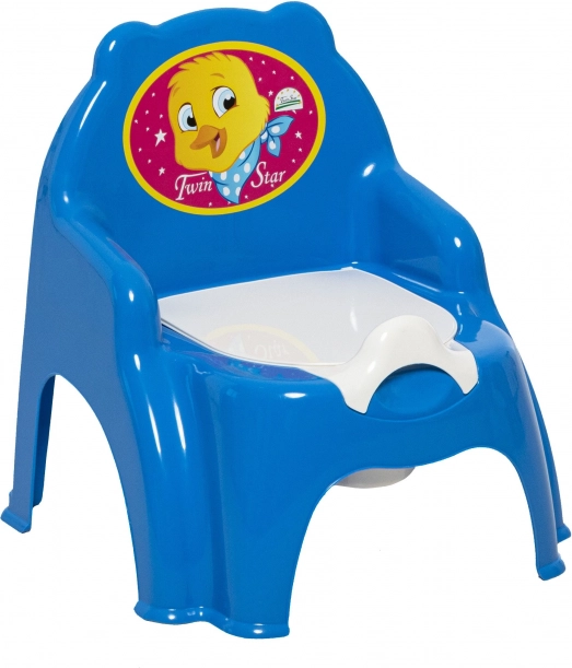 Oliță scăunel albastră 35 cm