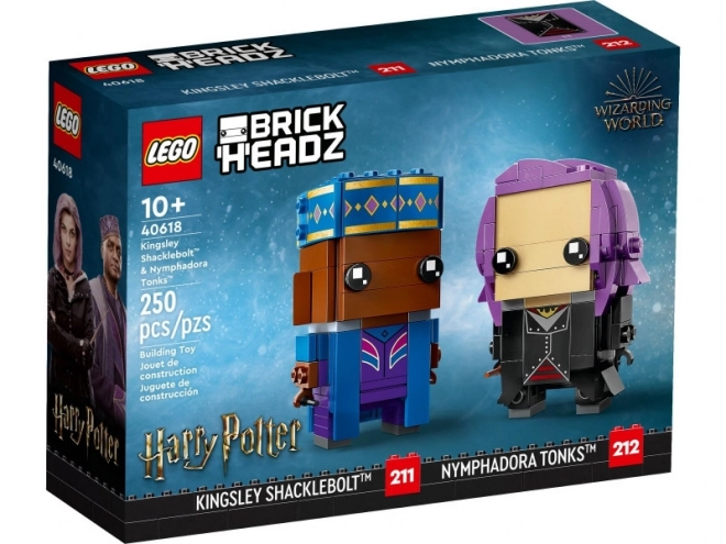 Figurine LEGO Kingsley Shacklebolt și Nimfadora Tonks