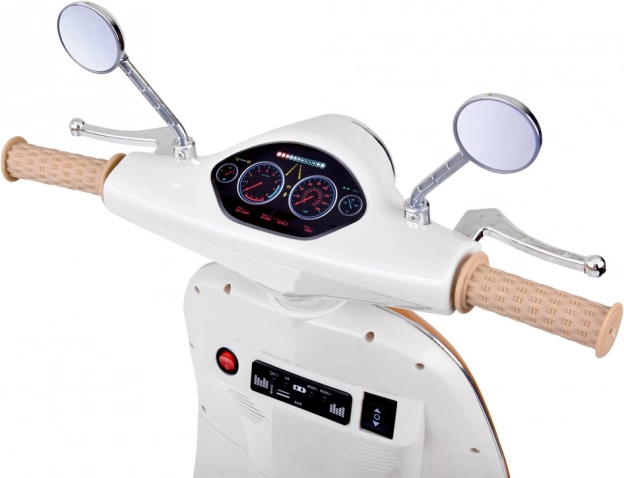 Scuter electric clasic pentru copii portocaliu – Verde