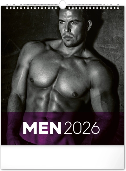 Calendar de perete cu bărbați 2026