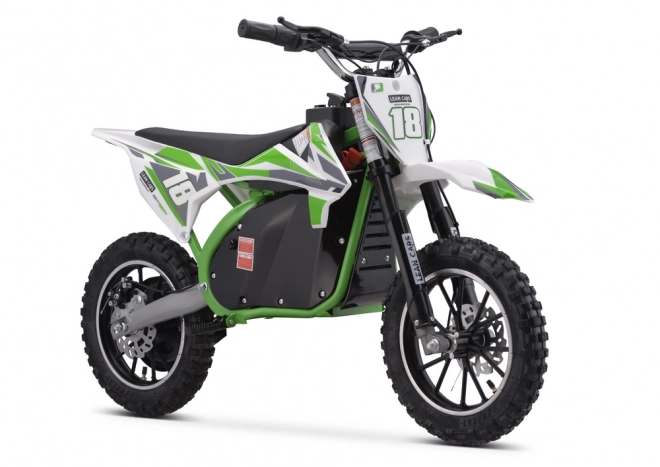 Motocicletă de Cross TRAIL KING pe Acumulator Verde