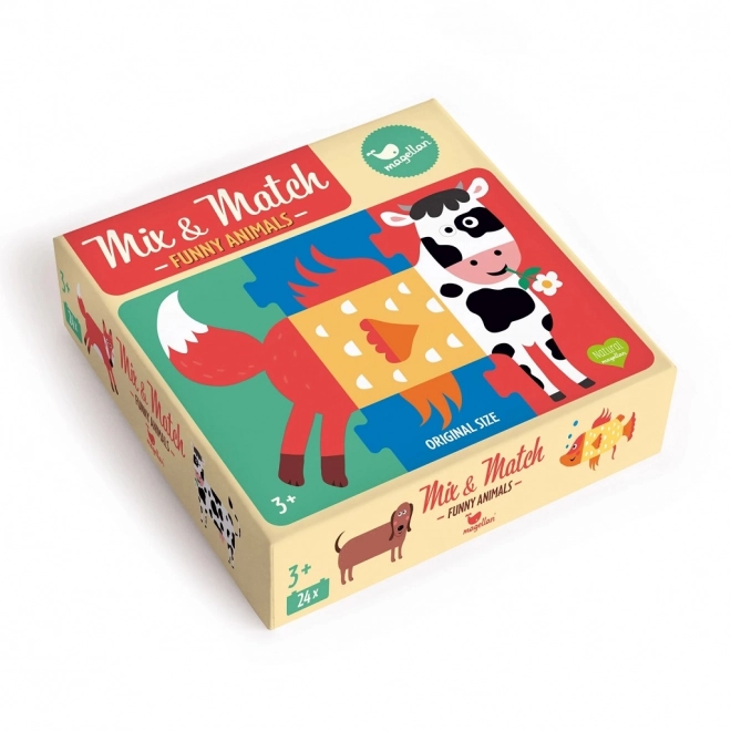 Puzzle Mix & Match Animale