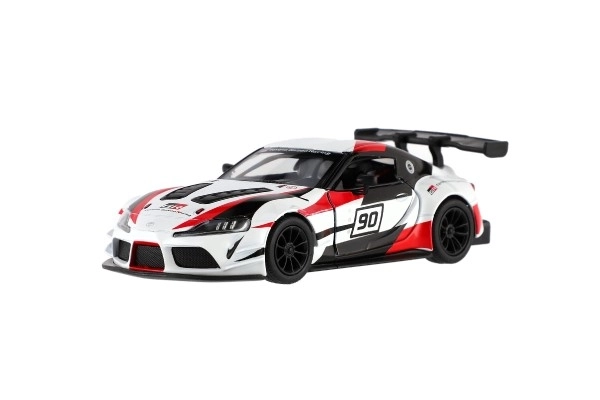 auto de jucarie Toyota GR Supra Racing din metal cu motorizare înapoiere