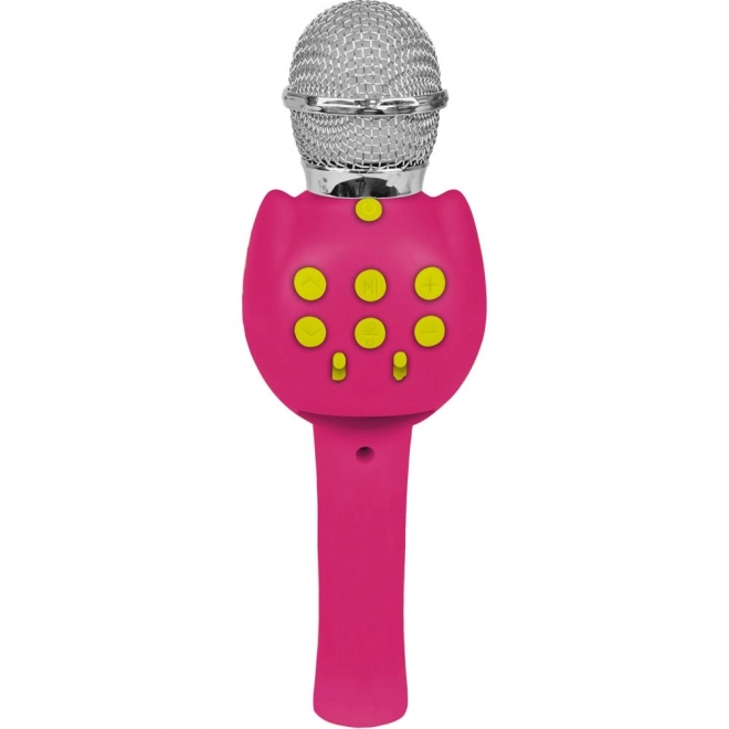 Microfon karaoke fără fir roz