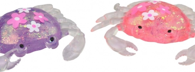 Crab de gumă de 9 cm în ambalaj de cadou
