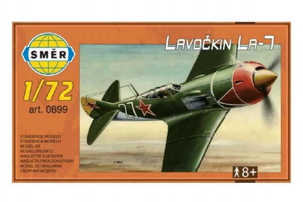 Model avion Lavočkin La-7, scară 1:72