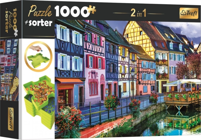 Puzzle și sortator 2 în 1 Colmar, Franța 1000 piese