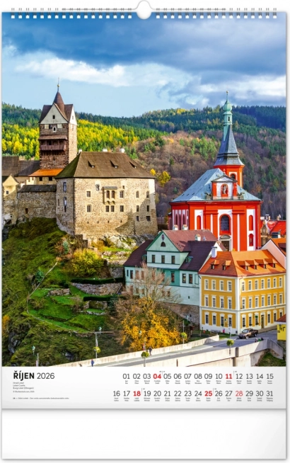 Calendar de perete Cetăți și castele 2026