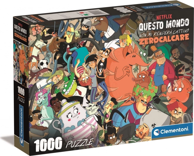 Puzzle Clementoni Netflix: Tenhle svět mě nedostane 1000 piese