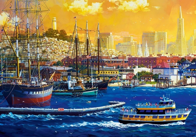 Puzzluri Castorland San Francisco Port 500 piese