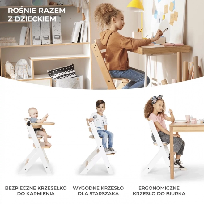 Scaun de hrănire Enock natural
