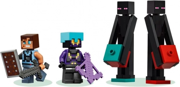 Set LEGO Minecraft Baza Plenitorilor și Distrugător