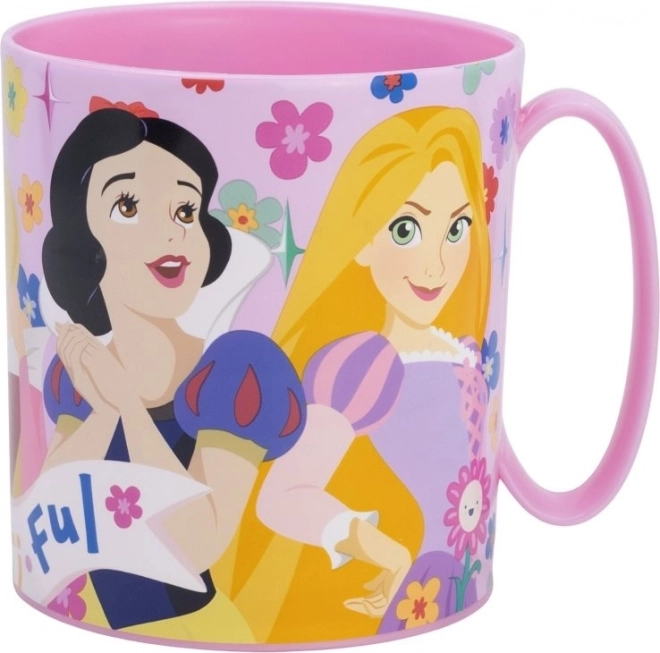 Cana din plastic Disney Prințese 390 ml - roz