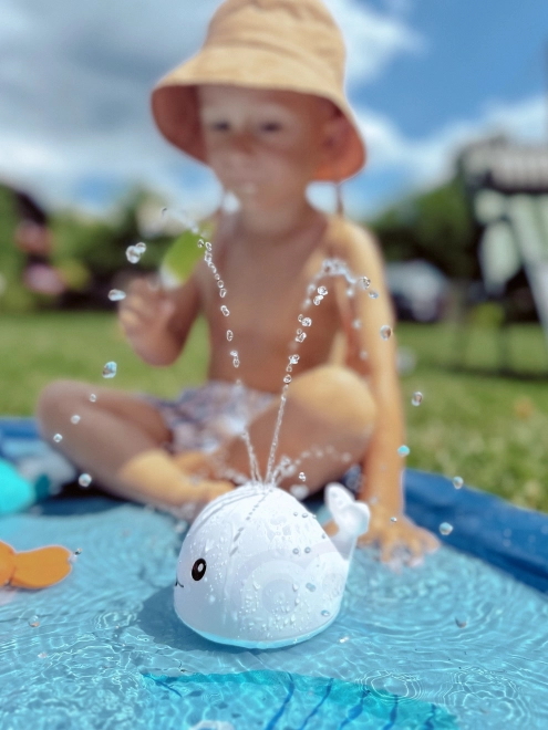 Balena pentru baie cu apă și LED fontană WOOPIE