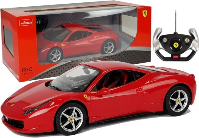 Mașinuță R/C Ferrari 458 Italia Rastar 1:14 Roșie