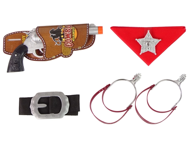 Accesorii de șerif pentru un costum complet