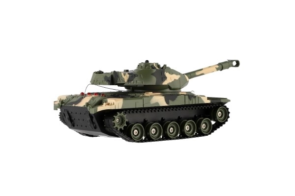 Tank RC din plastic cu sunete și lumină