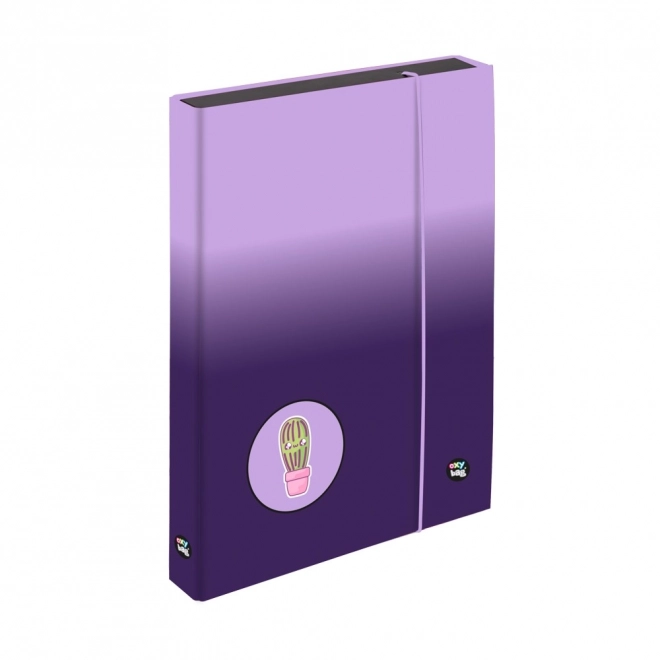 Box pentru caiete A4 Jumbo OXY NEXT Ombre Purple