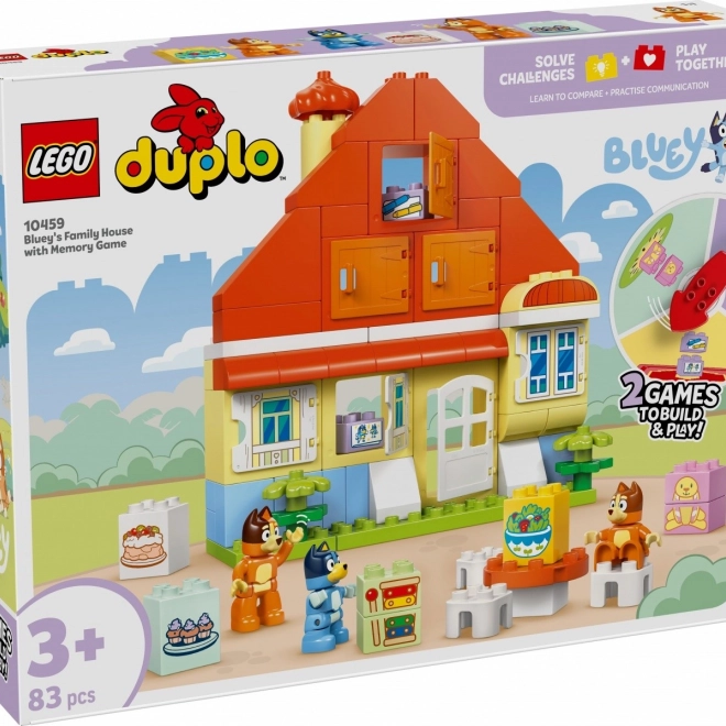 Set de Construcție DUPLO Bluey Casa de Familie cu Joc de Memorie