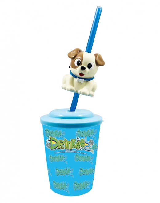 Pahare cu pai și animale sonore Drinkeez