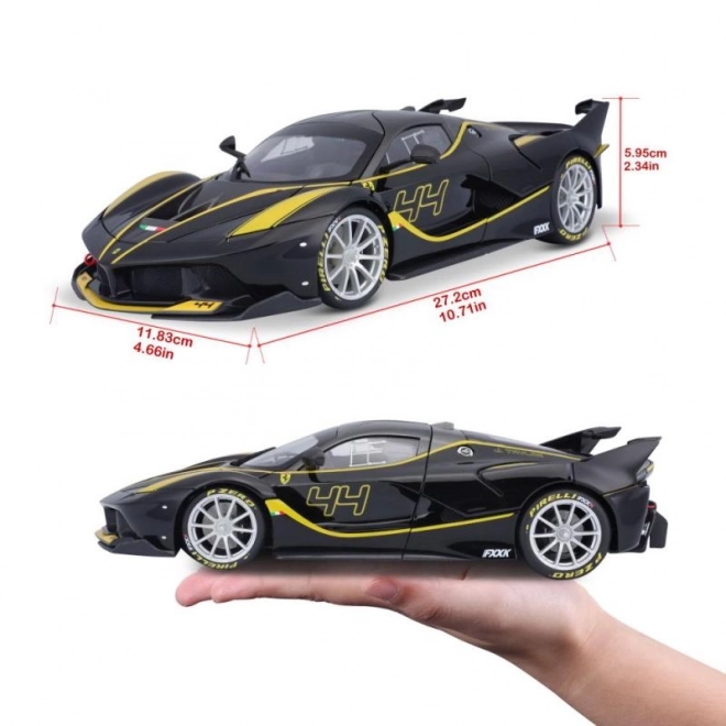 Model metalic Ferrari FXX K din seria Signature de la Bburago la scara 1:18