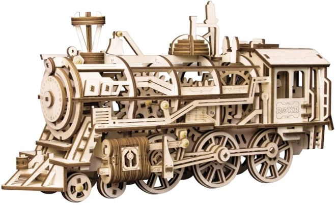 Puzzle 3D lemn locomotivă Rokr 350 piese