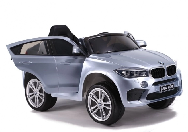 Mașină electrică BMW X6 argintiu lacuit