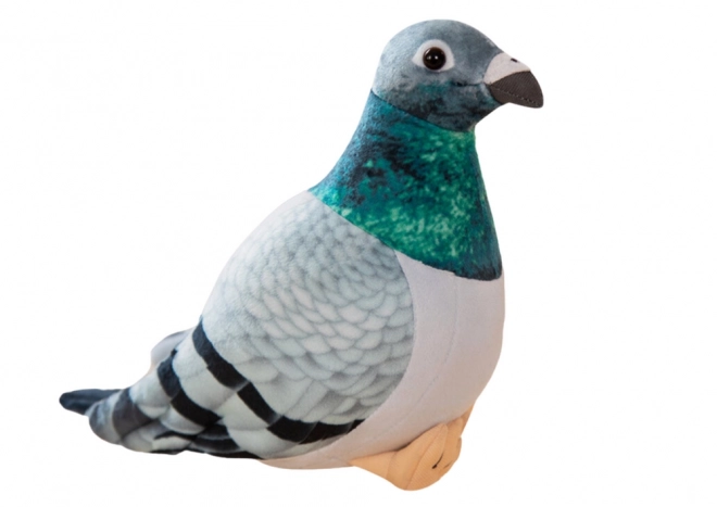 Mascotă plus din pluș porumbel cenușiu