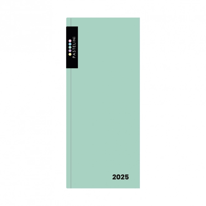 agenda lunară pvc 2025 verde pastelini